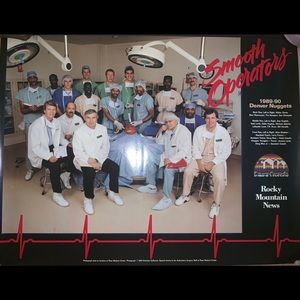 Denver Nuggets 1989-90 Poster